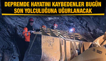 Türkiye’deki depremde yaşamını yitiren 19 kişi bugün son yolculuğuna uğurlanacak