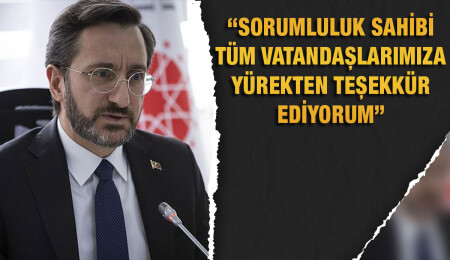 Fahrettin Altun, Dezenformasyon Bildirim Servisi'ne yaklaşık 6 bin 200 bildirim yapıldığını belirtti