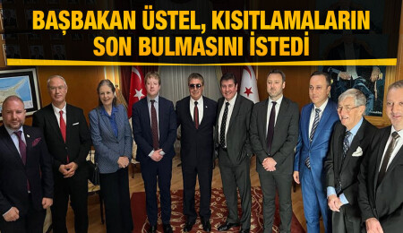 Başbakan Üstel, İngiliz Parlamenter heyetini kabul etti