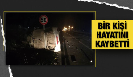 Lefkoşa-Güzelyurt yolunda kaza: Bir kişi hayatını kaybetti