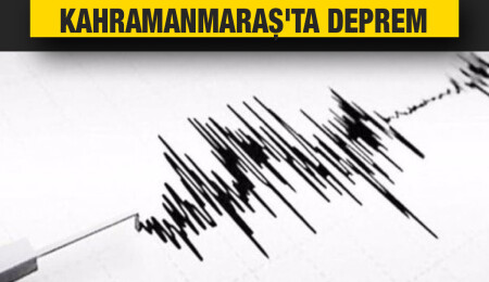 Kahramanmaraş'ta 4 büyüklüğünde deprem