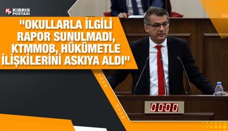 Tufan Erhürman: KTMMOB, hükümetle ilişkilerini askıya aldı