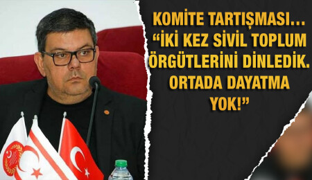 UBP’li Özdemir Berova: “Erhürman sanki aksi varmış gibi konuşuyor; komitede tartışma yok!”