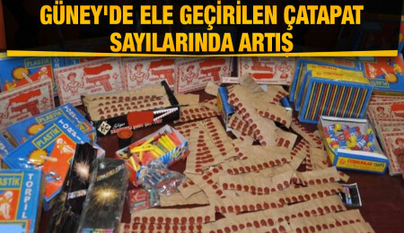 Güney Kıbrıs’ta iki buçuk ayda 407 bin çatapat ele geçirildi