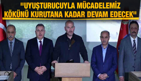 Süleyman Soylu: Kökünü Kurutma Operasyonu'nda 224 şüpheli hedefin 212'si gözaltına alındı