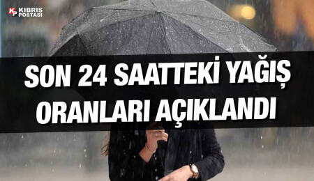 En fazla yağış metrekareye 4 kilogram ile Girne’ye düştü