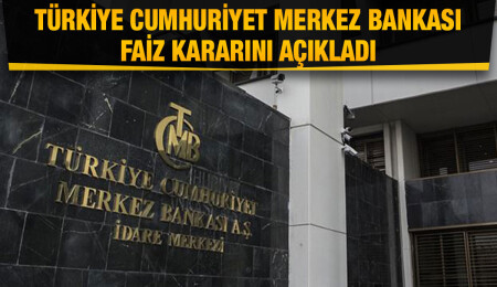 Türkiye Cumhuriyet Merkez Bankası, politika faizini yüzde 8,50'de sabit tuttu