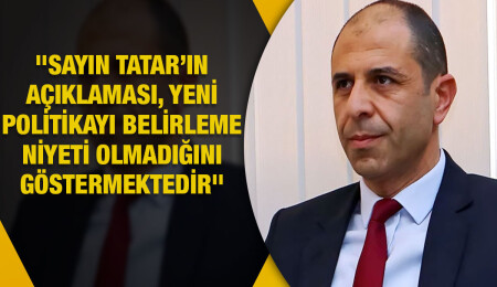 Kudret Özersay: Böyle düşünüyorsanız siz o anlamda zaten hiç olmadınız ki Sayın Tatar