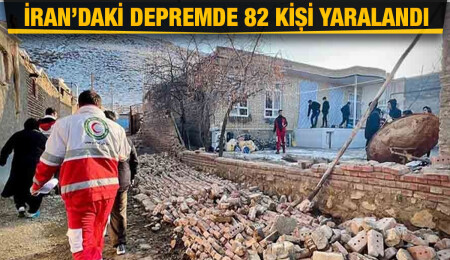 İran'ın Hoy kentinde 5,6 büyüklüğündeki depremde 82 kişi yaralandı