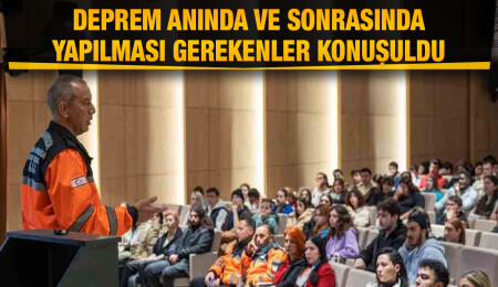 ARUCAD’da "Deprem Bilgilendirme Semineri ve Deprem Tatbikatı” düzenlendi
