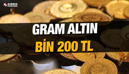 Gram altın kritik bin 200 lira desteğinde