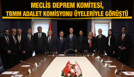 Meclis Deprem Komitesi, Ankara'da TBMM Adalet Komisyonu üyeleriyle görüştü