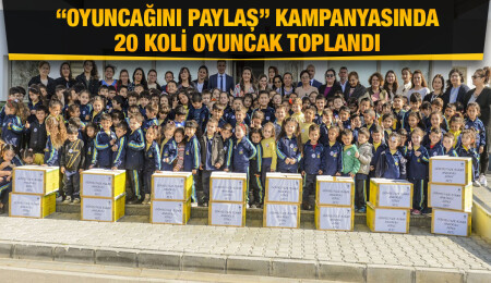 Gönyeli Fazıl Plümer Anaokulu’nda depremzede çocuklar için “Oyuncağını Paylaş” kampanyası
