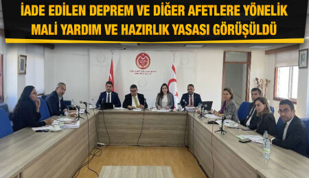 Doğal afet ve depremle ilgili mevzuatın düzenlenmesine ilişkin oluşturulan Ad-Hoc Komite toplandı