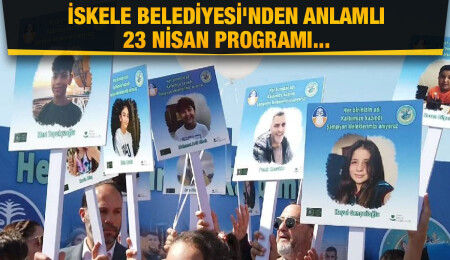 İskele Belediyesi'nden anlamlı 23 Nisan programı: Her birinizin adı kalbimize kazındı