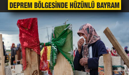 Deprem bölgesi bayramı buruk karşıladı
