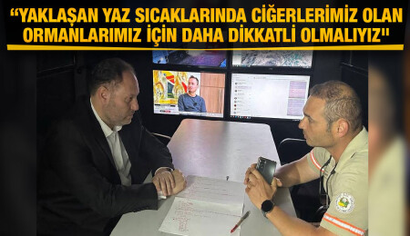 Ziya Öztürkler’den yangın bölgesine ziyaret: Hepimize geçmiş olsun