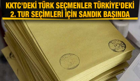 Türkiye’deki cumhurbaşkanlığı seçimi ikinci turu için KKTC’de oy verme işlemi sürüyor