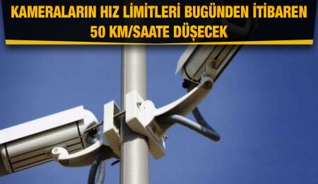 Alayköy-Kanlıköy kavşağında kameraların hız limitleri düşürülüyor
