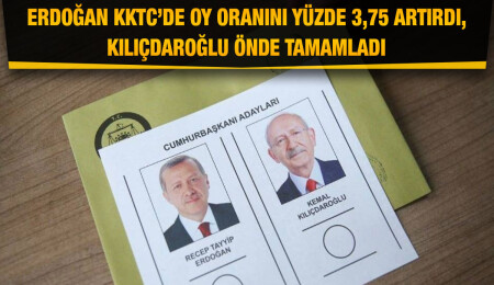 Türkiye'deki cumhurbaşkanlığı seçiminde Erdoğan yüzde 3,75 oy artırdı, Kılıçdaroğlu önde tamamladı