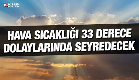 Bugün ve yarın hava parçalı bulutlu olacak