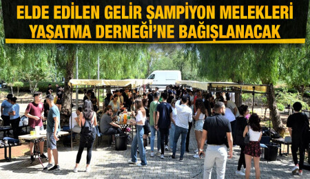 DAÜ YDİHO Şampiyon Melekleri Yaşatma Derneği için yardım kermesi düzenledi
