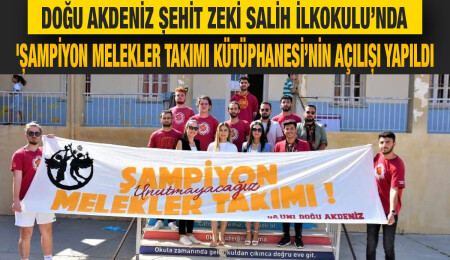 UltrAslan UNI, Şehit Zeki Salih İlkokulu’nda ‘Şampiyon Melekler Takımı Kütüphanesi’nin açılışını yaptı