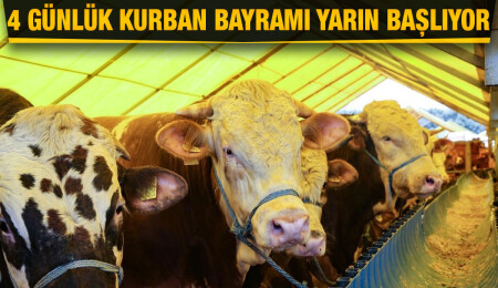 4 günlük Kurban Bayramı yarın başlıyor… Bayram namazı saat 06.09'da kılınacak