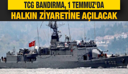 TCG Bandırma, Gazimağusa Limanı’nda halkın ziyaretine açılacak  