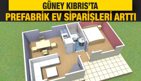 KKTC’de üretilen prefabrik evlere Güney Kıbrıs’tan yoğun ilgi