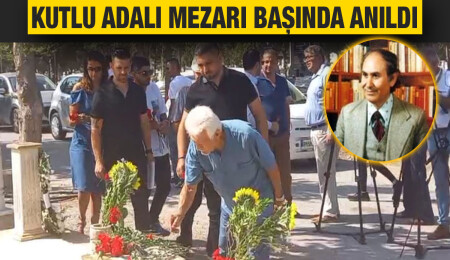 Kutlu Adalı ölümünün 27. yıl dönümünde mezarı başında anıldı