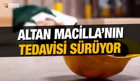 Lefkoşa’da forklift kazası: Forklift üzerinde bulunan palet çalışanın üzerine düştü