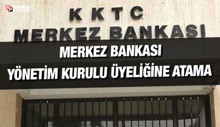 Merkez Bankası Yönetim Kurulu üyeliğine Yüksel Karadeniz atandı
