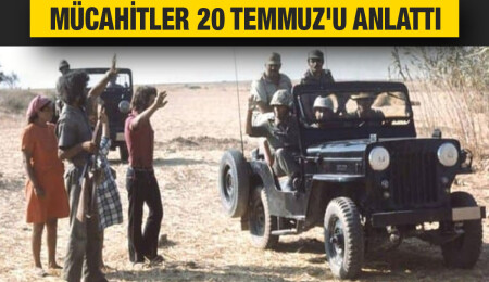 Ülkenin ünlü döşeme ustası Halit Karabina ve TMT üyesi Metin Aybars 20 Temmuz anılarını anlattı