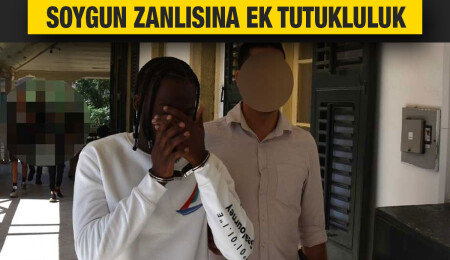 Bıçakla tehdit edip, soygun gerçekleştiren zanlı Festus Nna, 8 gün daha tutuklu kalacak