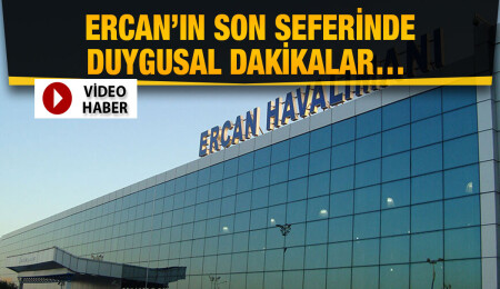Ercan Havalimanı’ndaki son uçuşta duygusal dakikalar