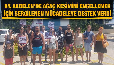 Bağımsızlık Yolu, Akbelen Ormanı'nda ağaçları kesen Limak Holding’in önünde protesto düzenledi