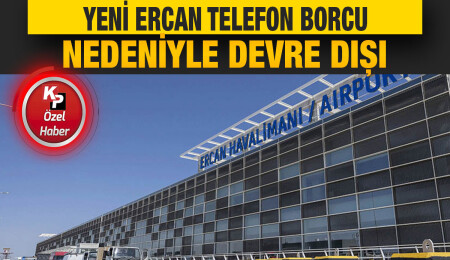 Ercan Havalimanı'nın yeni terminal binasındaki telefon hattı borç nedeniyle kesildi!
