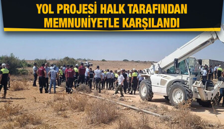 Pile yolunu genişletme projesini sınır hattında yaşayan halk memnuniyetle karşıladı