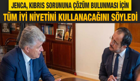 Nikos Hristodulidis, Miroslav Jenca ile görüştü