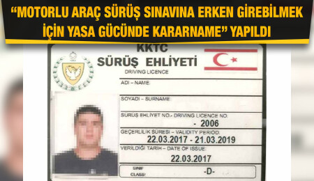 Ehliyet harcının üç katını yatıran, 5 gün içinde sınava girebilecek
