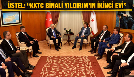Başbakan Üstel, Binali Yıldırım’ı kabul etti