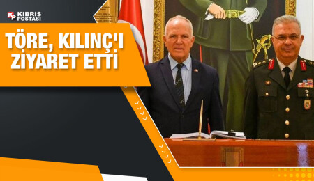 Meclisi Başkanı Zorlu Töre, Tümgeneral Sebahattin Kılınç’a makam  ziyaretinde bulundu