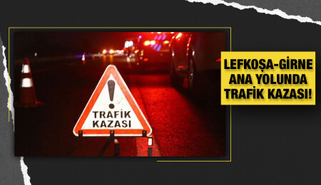 Lefkoşa-Girne ana yolunda kaza: Alkkollü araç sürücüsü tutuklandı