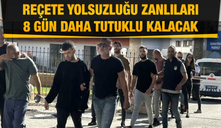 ‘Sahte reçete yolsuzluğu’ zanlıları mahkemede…