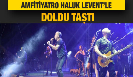 Girne’de düzenlenen festivalde Haluk Levent konseri büyük ilgi gördü