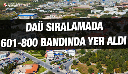 DAÜ, Dünya Üniversiteler Sıralaması’nda 601-800 bandında yer aldı