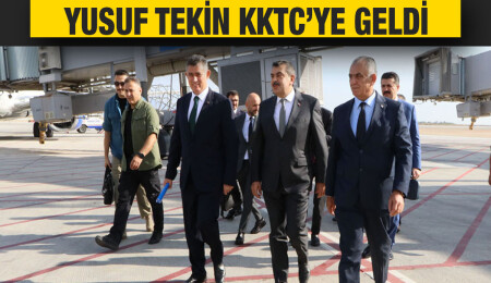 Türkiye Milli Eğitim Bakanı Tekin, KKTC’ye geldi