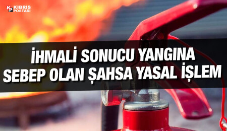 Korkuteli'nde sinek kovucu cihaz yangına neden oldu