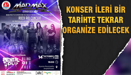 Alman Rock Grubu MadMax konseri iptal edildi!